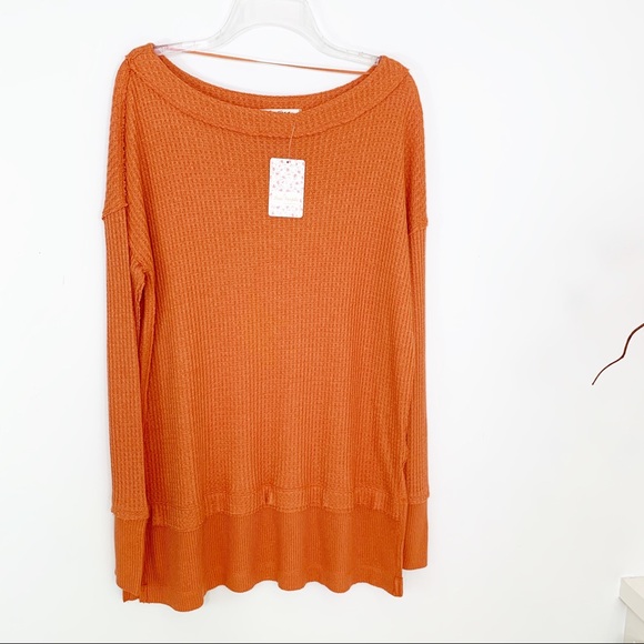 Free People North Shore Thermal Knit Tunic Top XS - Picture 10 of 10